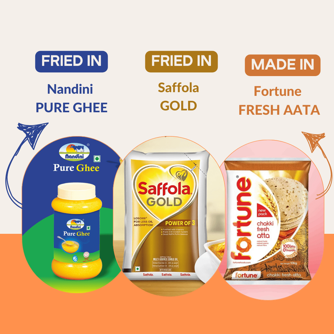 Desi Ghee GUD THEKUA & Namak Pare (Aata) - MomsMade