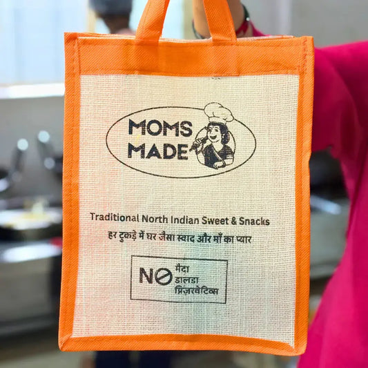 🎁 MomsMade  Jute Bag MomsMade