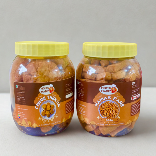 Chinni Thekua & Namak Pare (Aata)
